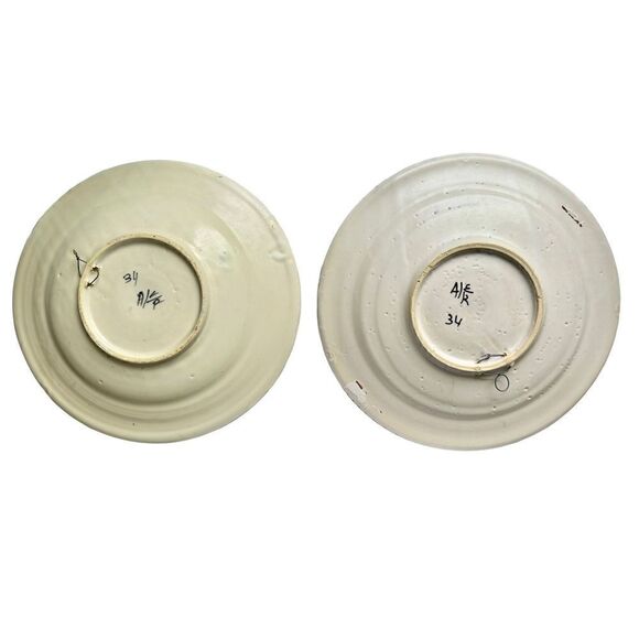 Two Hand Painted “Tuscany” Ceramic 11” Plates - Picture 7 of 9